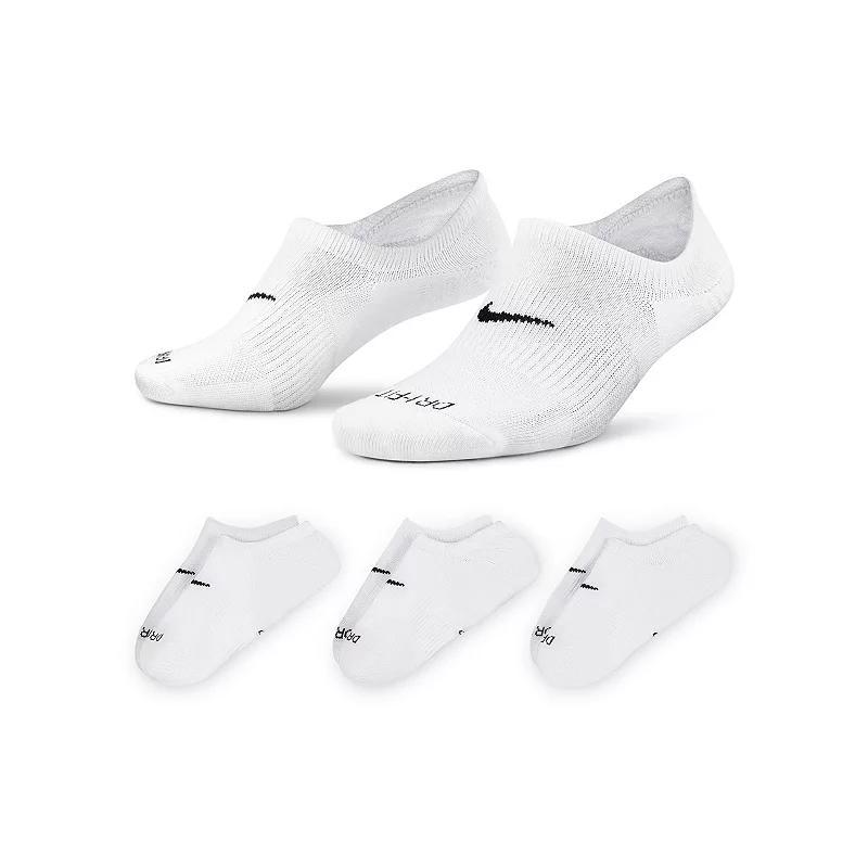 Nike Womens Everyday Plus Cushioned Training Footie Socks (3-Pack) Product Image