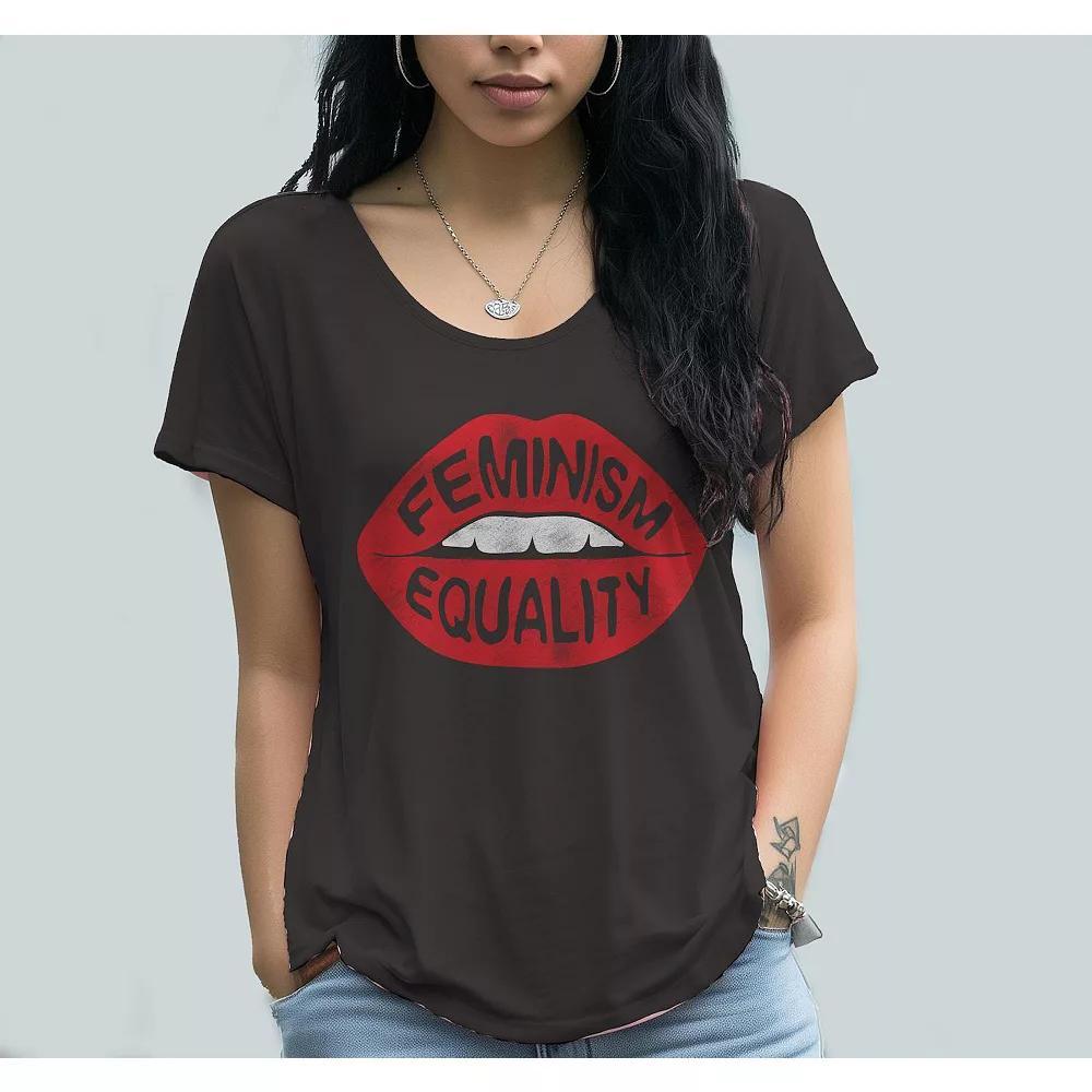 Junior's Grayson Threads Feminism Equality Graphic Tee, Women's, Size: XXL, Vintage Black Product Image