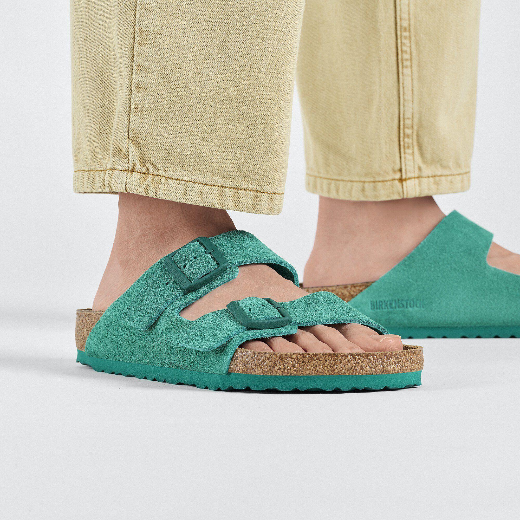 Arizona Suede Leather Digital Green Product Image
