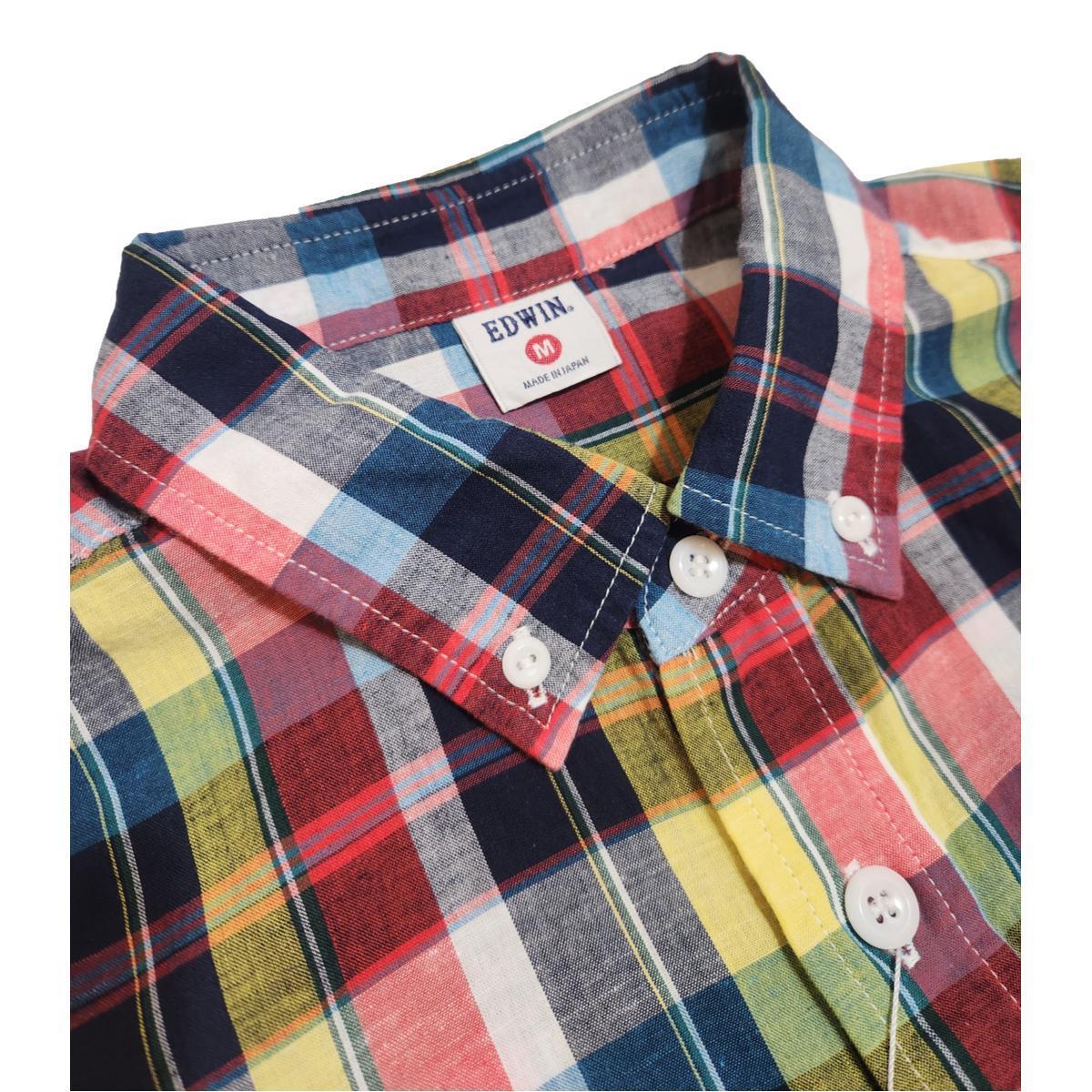 Short Sleeve BD Madras Multicolor Product Image
