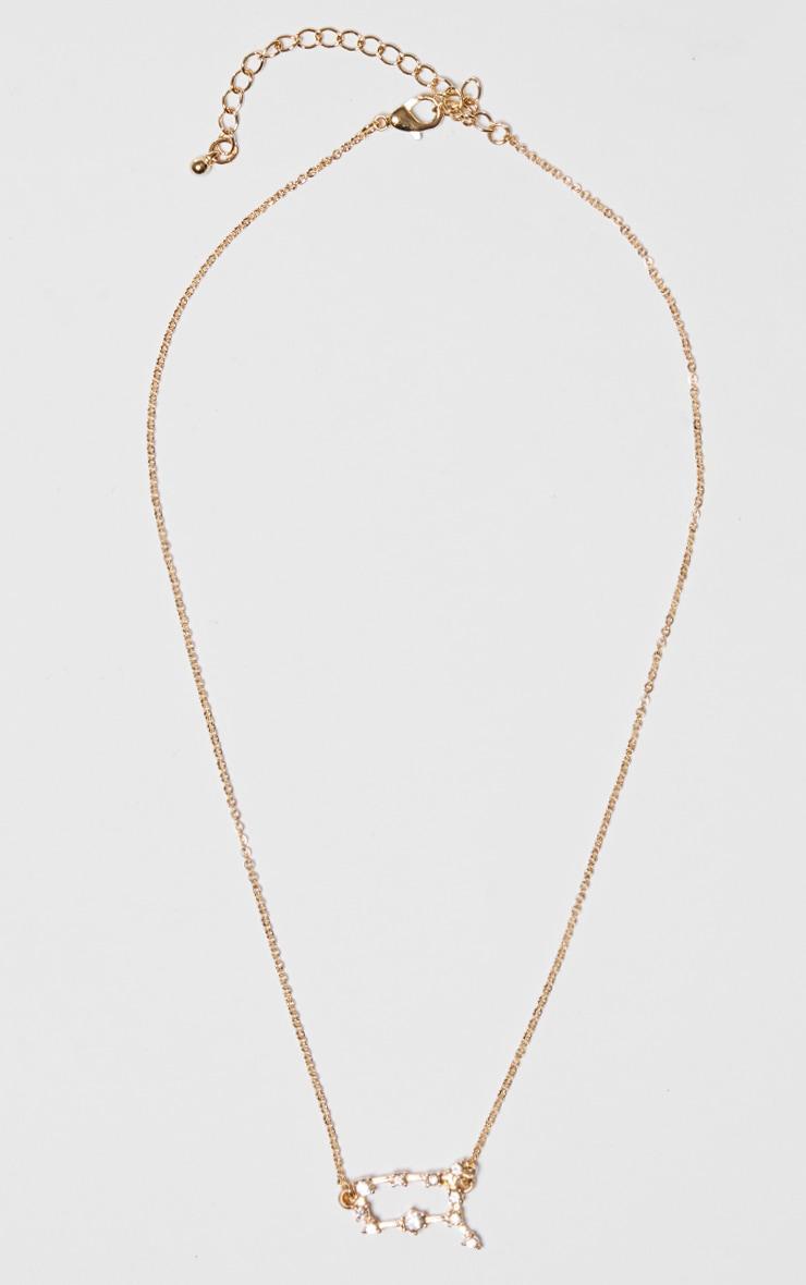 Gold Plated Gemini Celestial Necklace Product Image