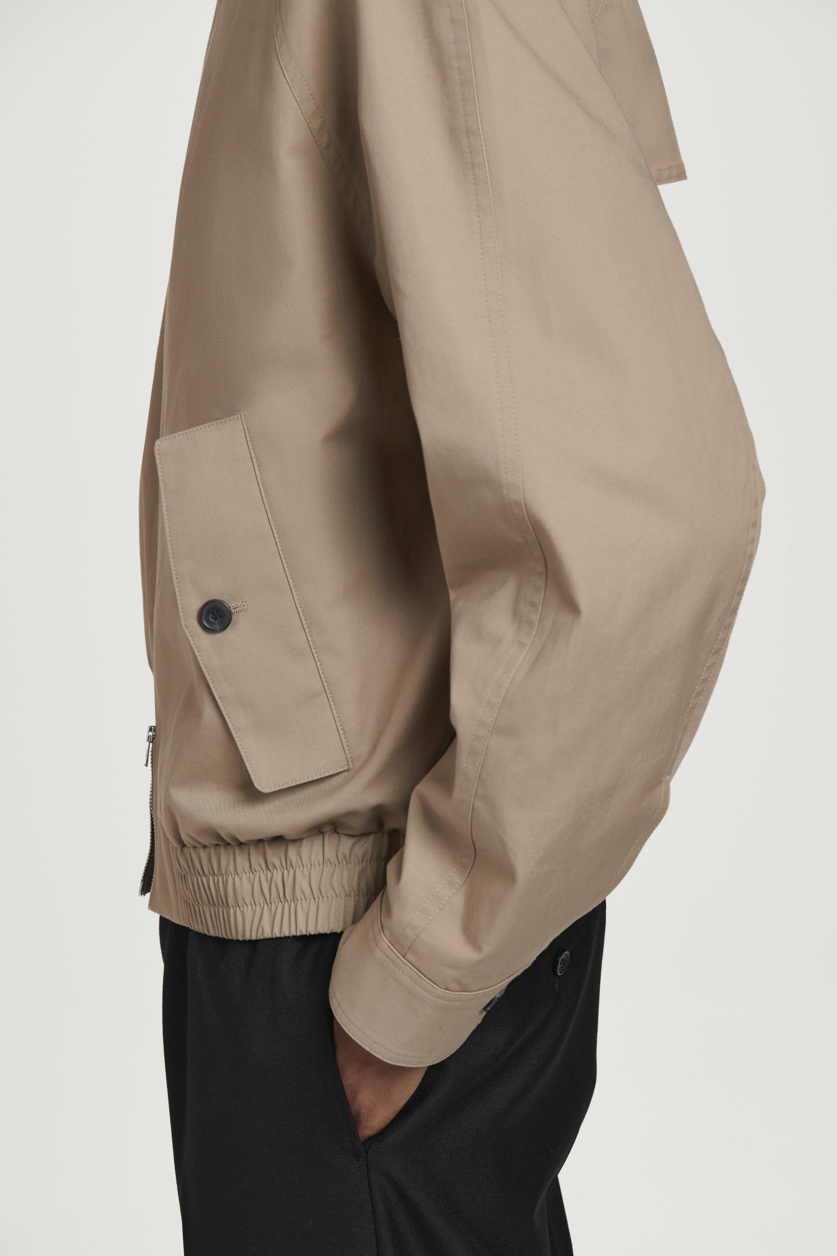WATER-REPELLENT HARRINGTON JACKET Product Image
