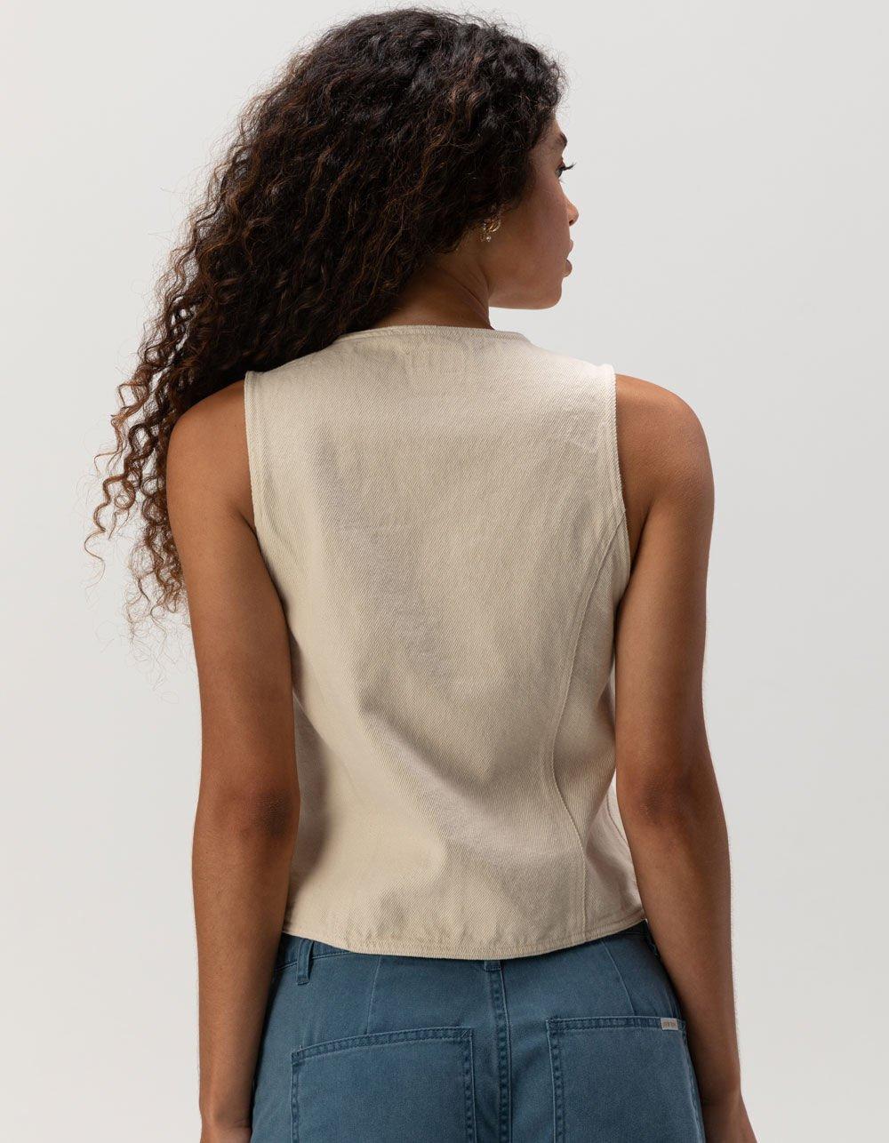 BRIXTON Ryder Womens Vest - ANTIQUE WHITE Product Image