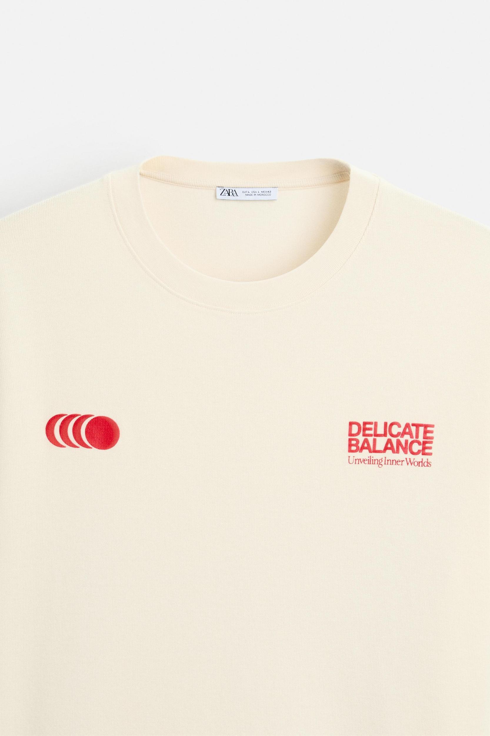 TEXTURED TEXT SWEATSHIRT Product Image