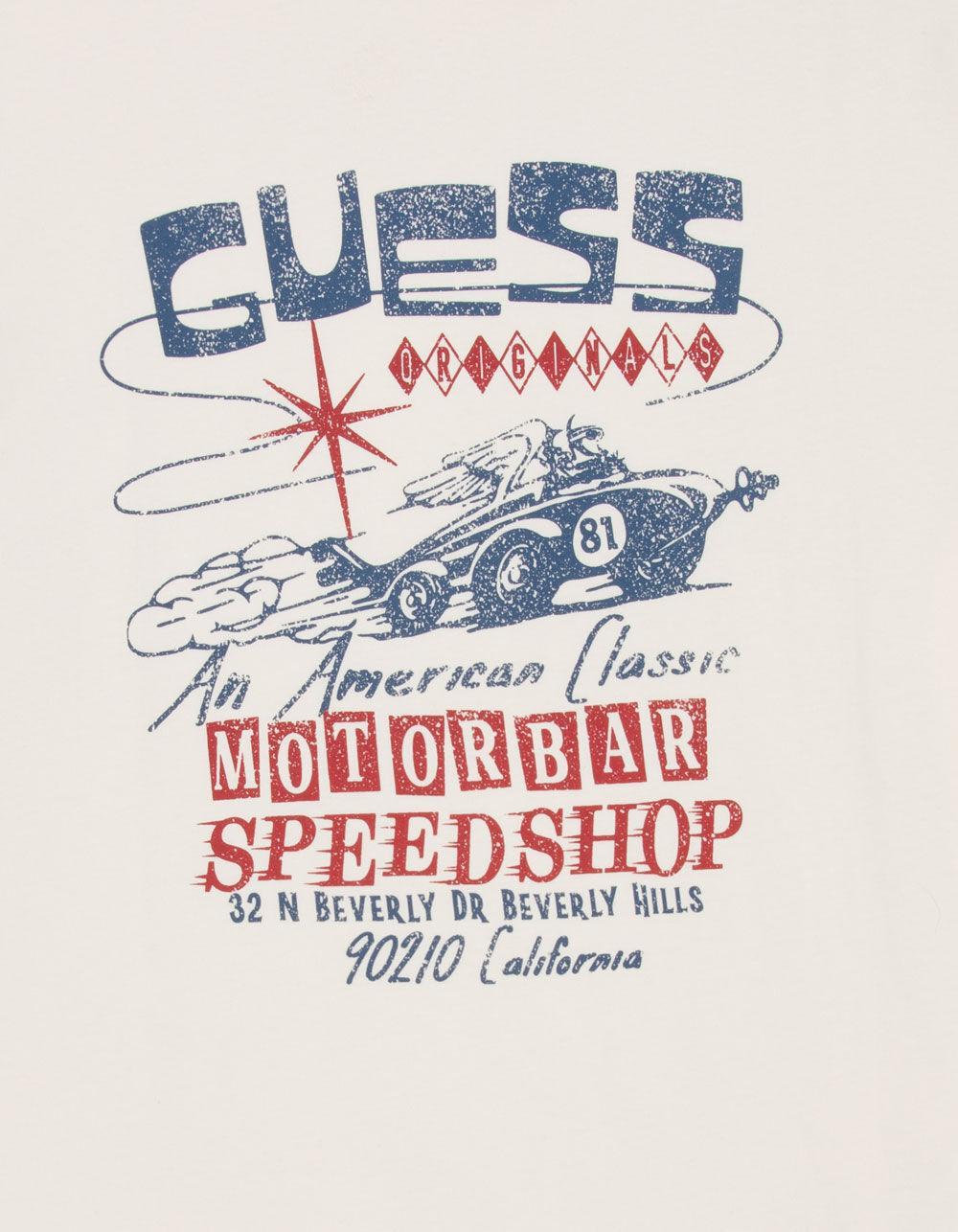 GUESS ORIGINALS Muscle Mens Tee - CREAM Product Image