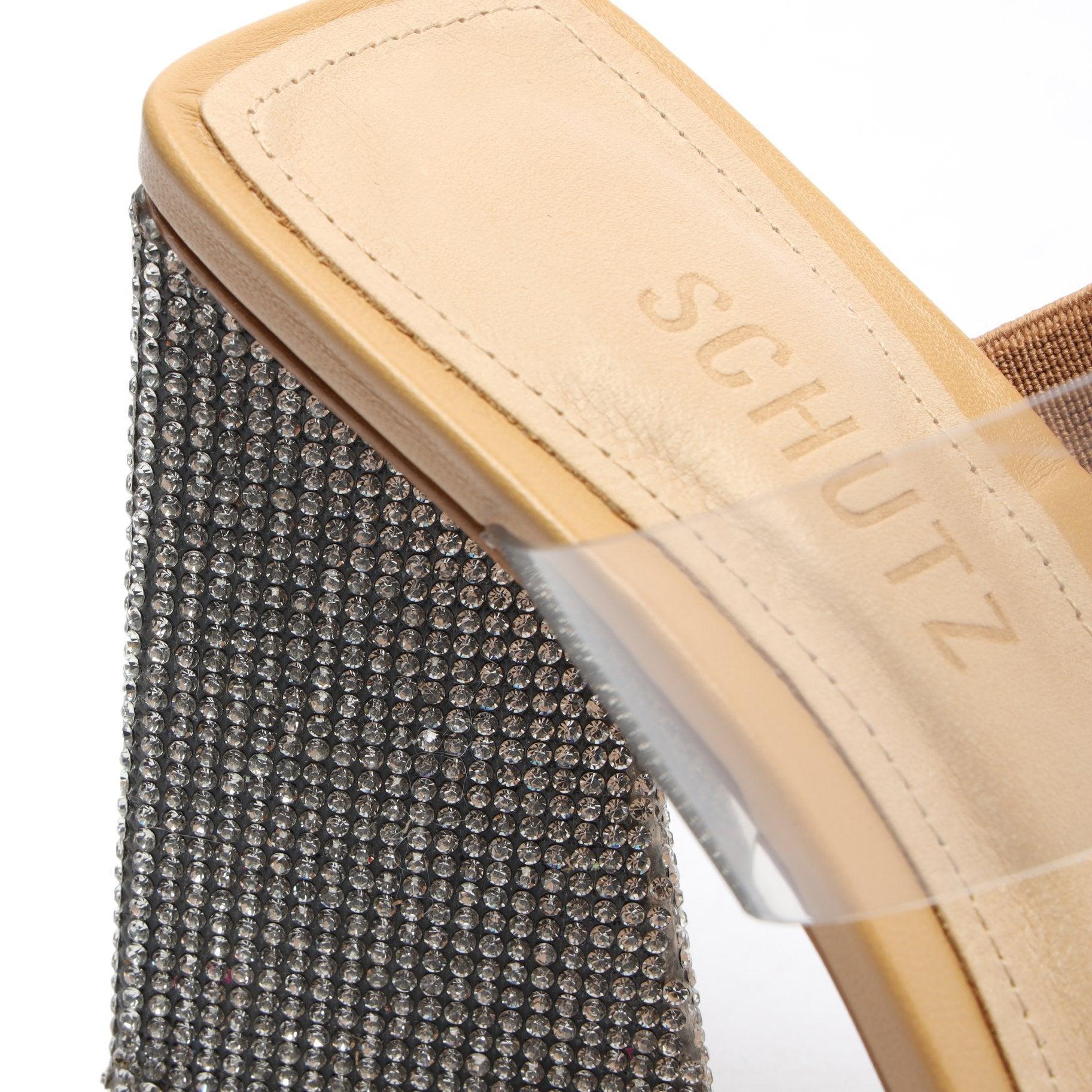 Ariellen Vinyl & Rhinestones Sandal Product Image