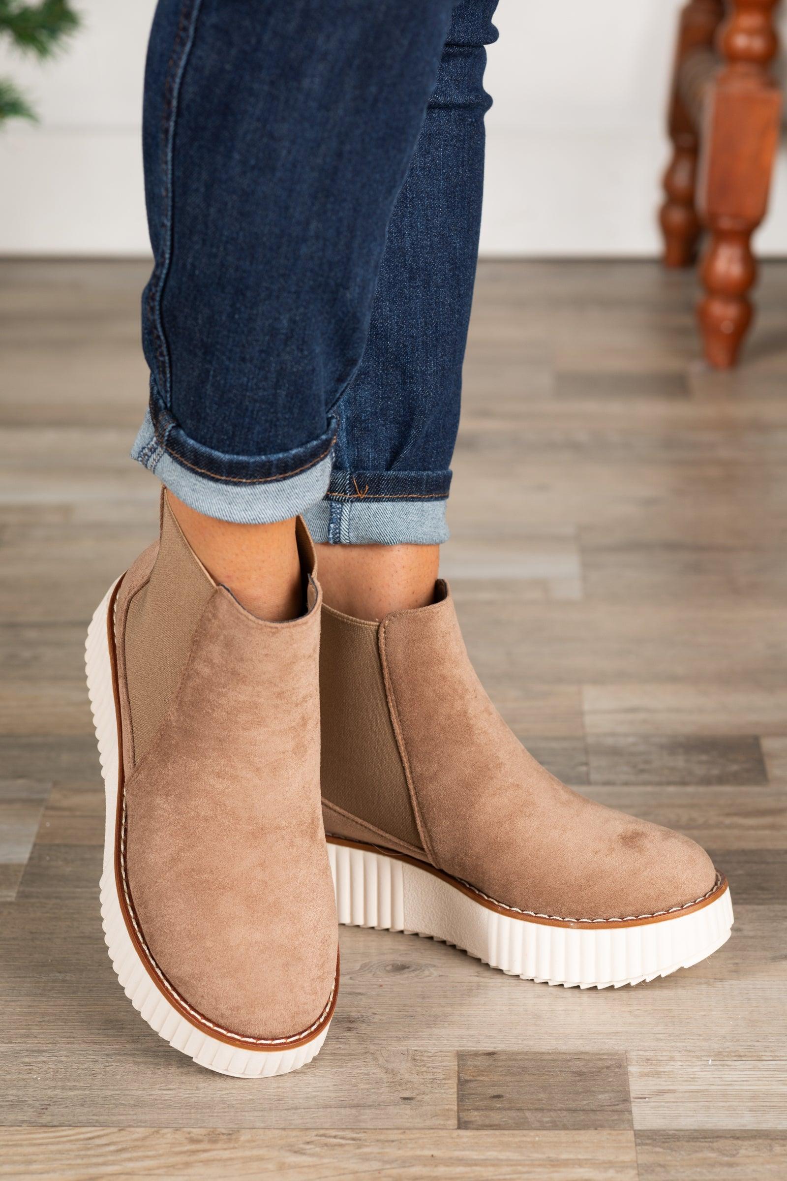 Suede Platform Bootie Product Image