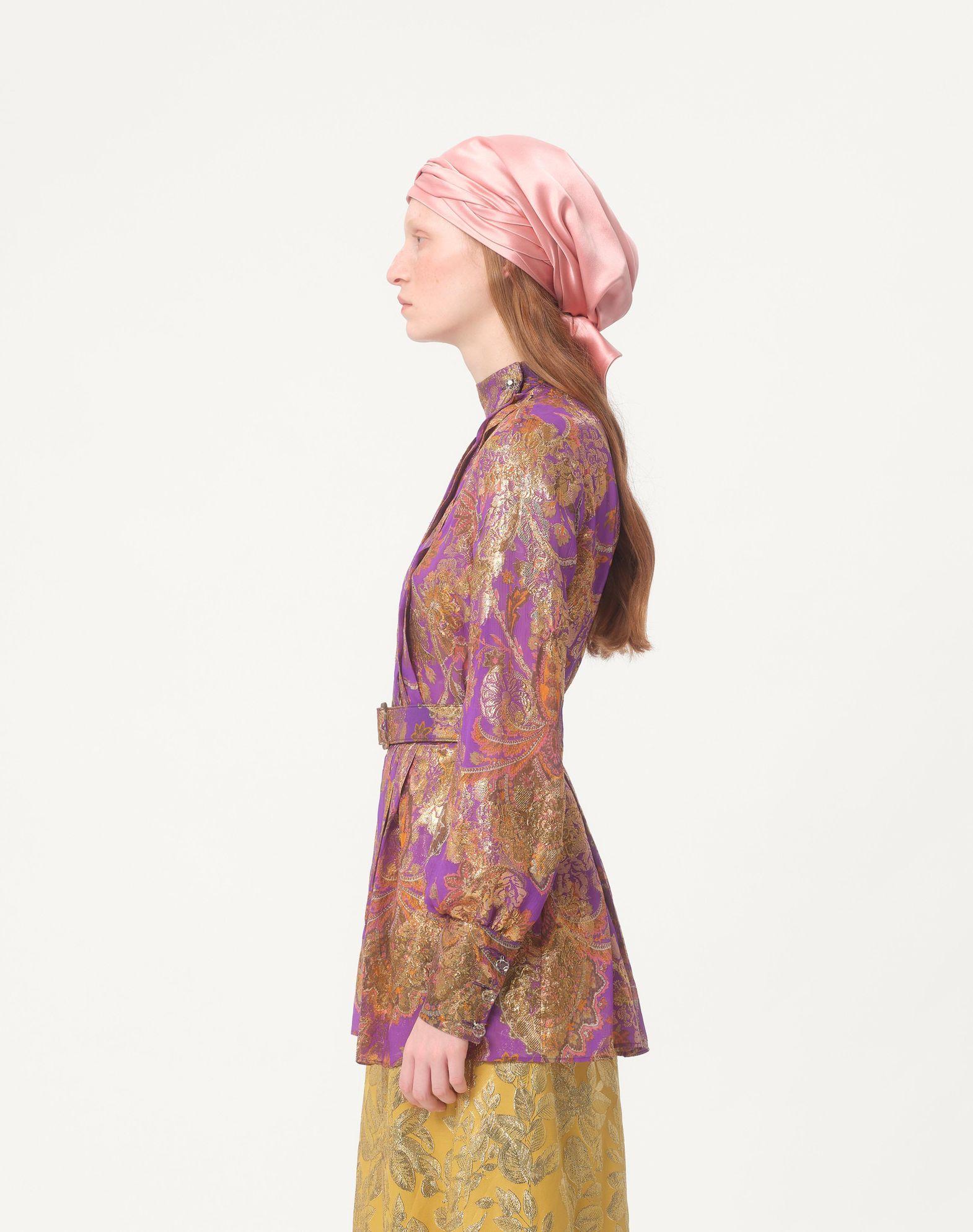 Top In Fil Coupe' Lame' Cashmere Apres L'Hiver  Product Image