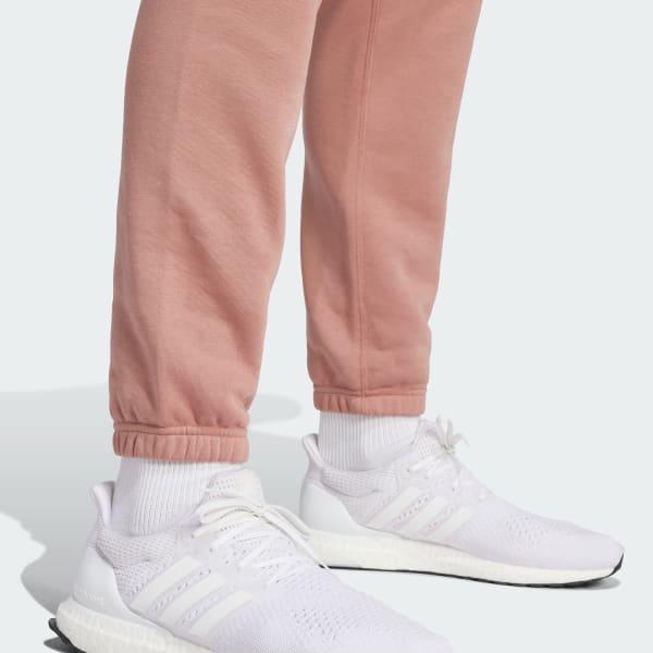 adidas ALL SZN Fleece Regular Tapered Pants Warm Clay L Mens Product Image