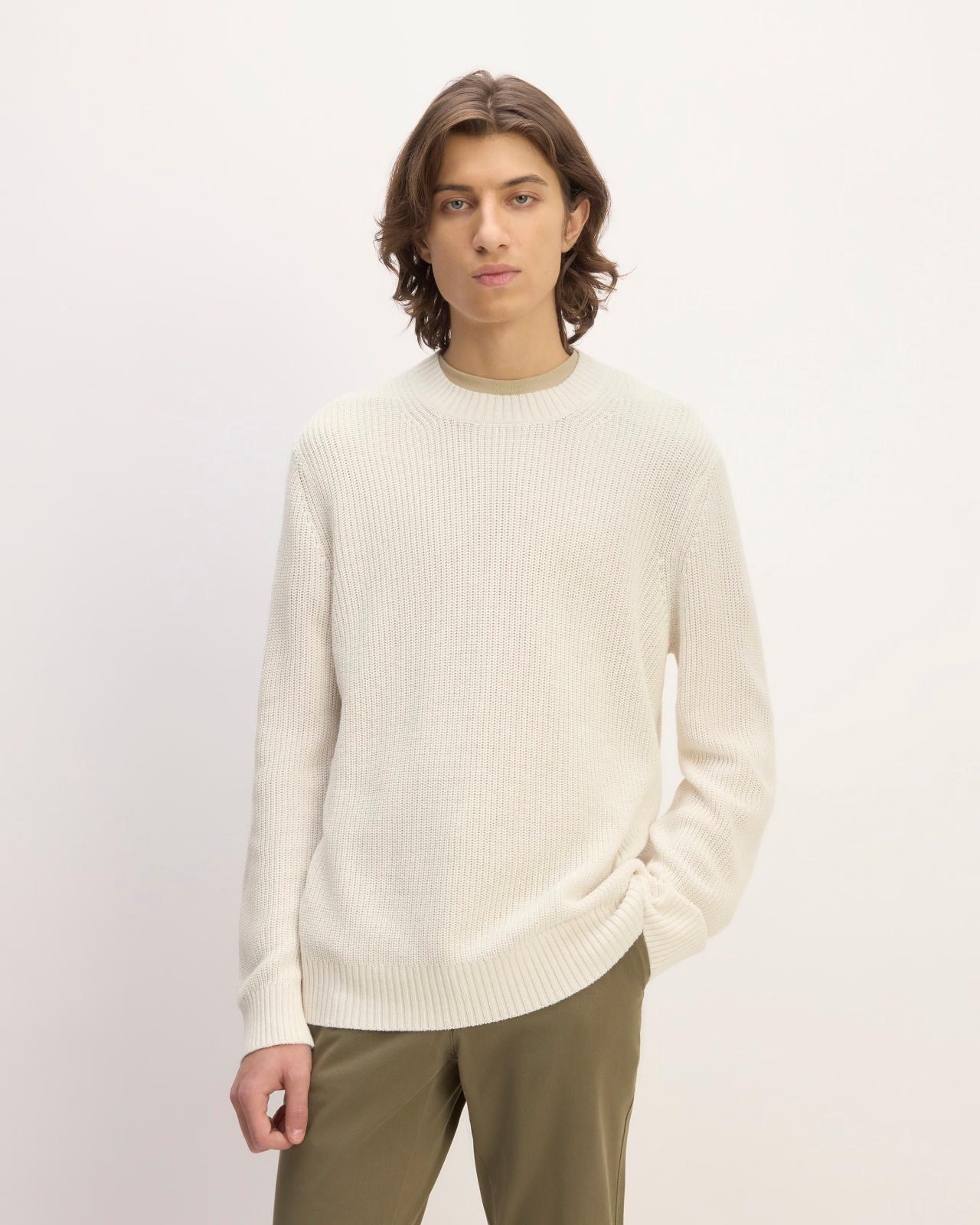 The No-Sweat Ribbed Crew Product Image