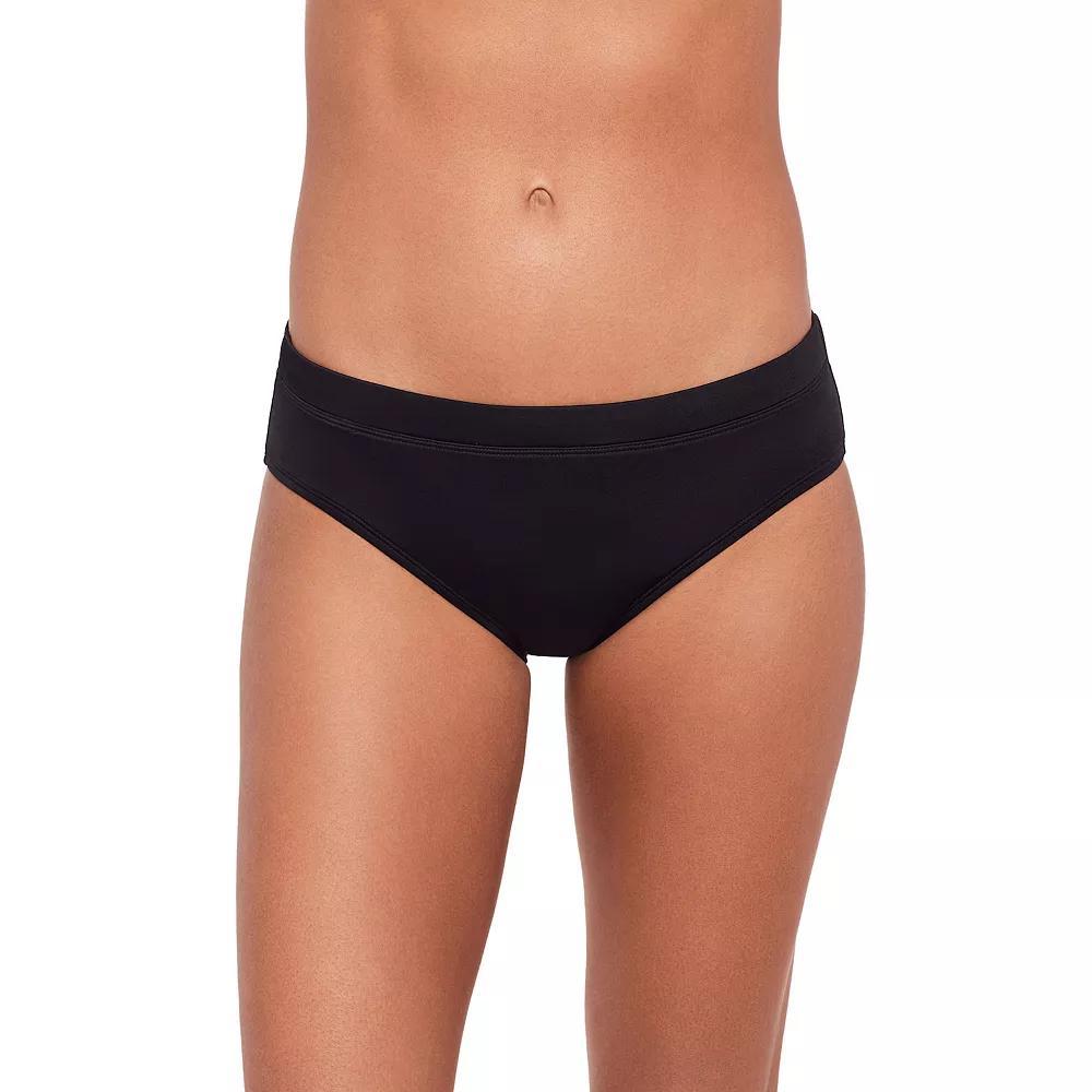 Women's Eco Beach Hipster Swim Bottoms, Size: XL, Black Product Image