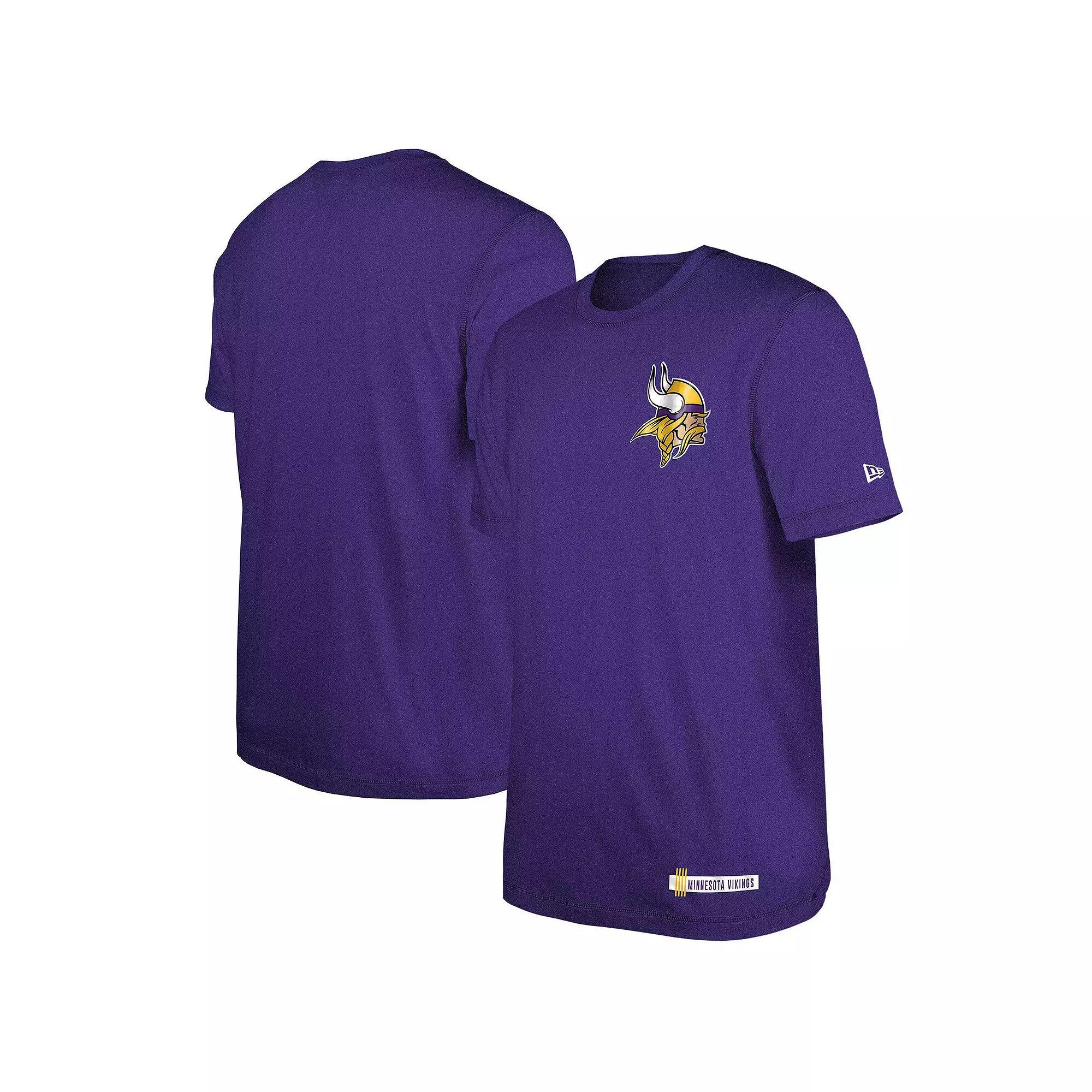 Men's New Era Heather Purple Baltimore Ravens 2024 NFL Training Camp T-Shirt, Size: Small Product Image