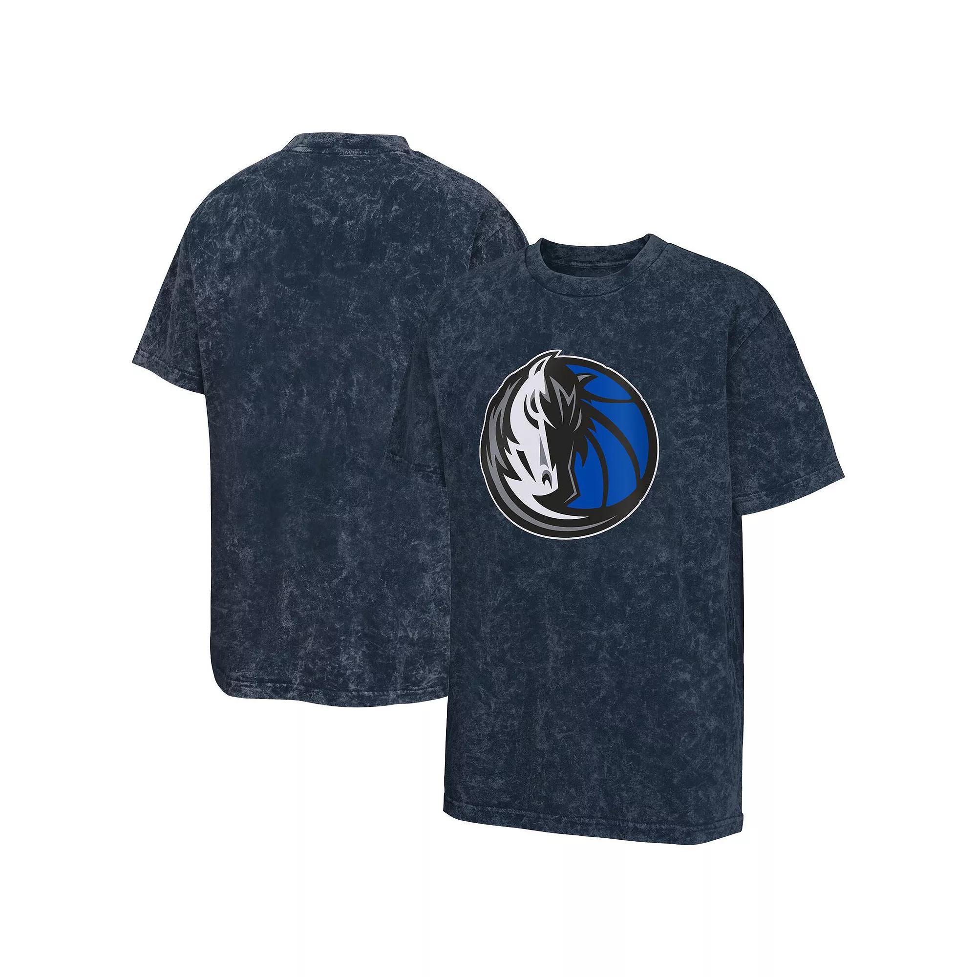 Men's  Navy Dallas Mavericks Rugged Defense T-Shirt, Boy's, Size: YTH Medium, Blue Product Image