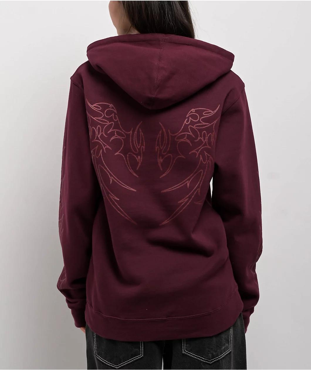 Vitriol Not Afraid Red Hoodie Product Image