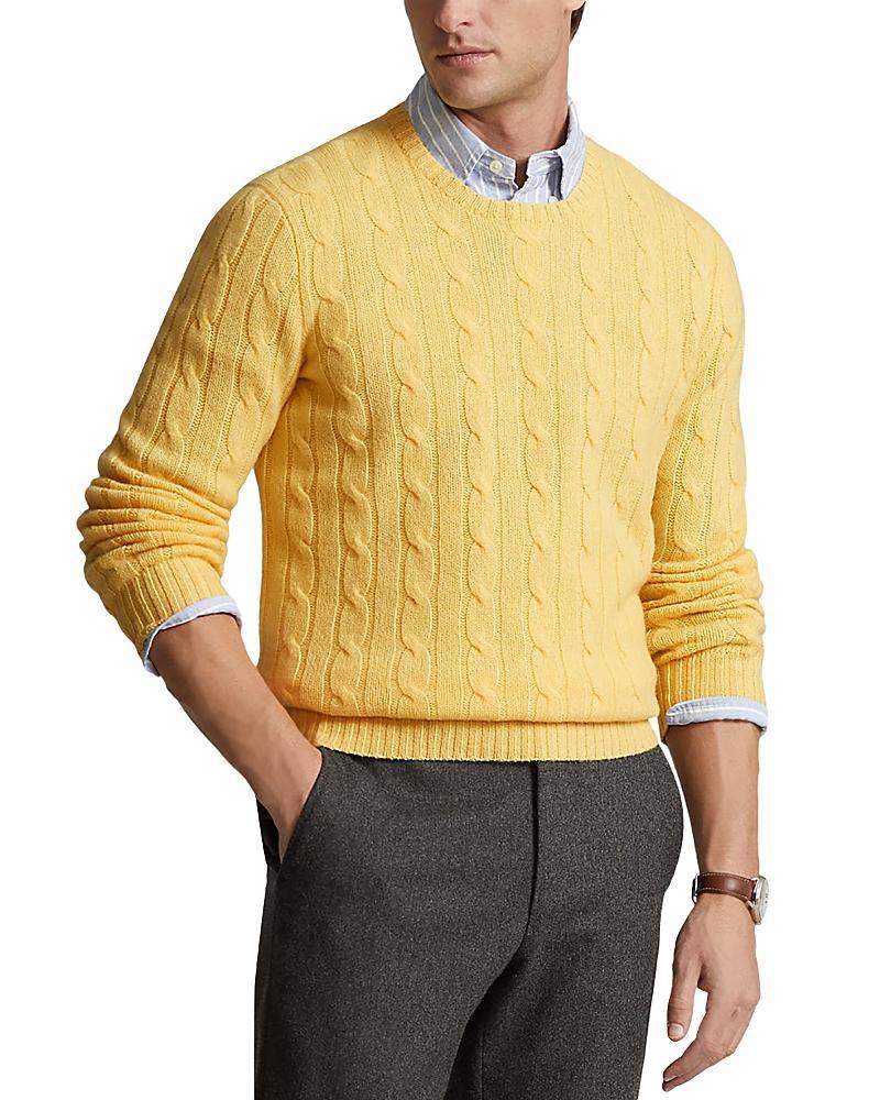 Polo Ralph Lauren Cashmere Cable Knit Crewneck Sweater Product Image