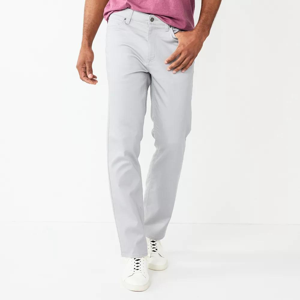 Mens Sonoma Goods For Life Straight-Fit 5-Pocket Everyday Pant Product Image