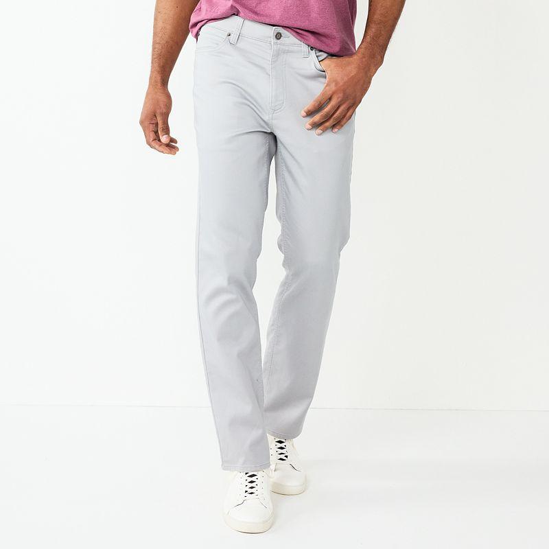 Mens Sonoma Goods For Life Straight-Fit 5-Pocket Everyday Pant Product Image