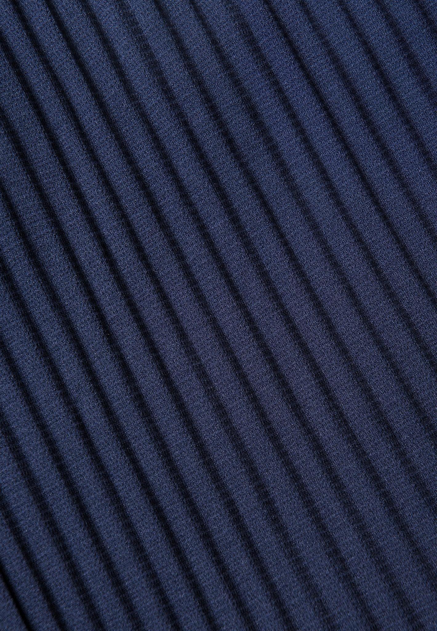 Pleated Shorts - Navy Male Product Image