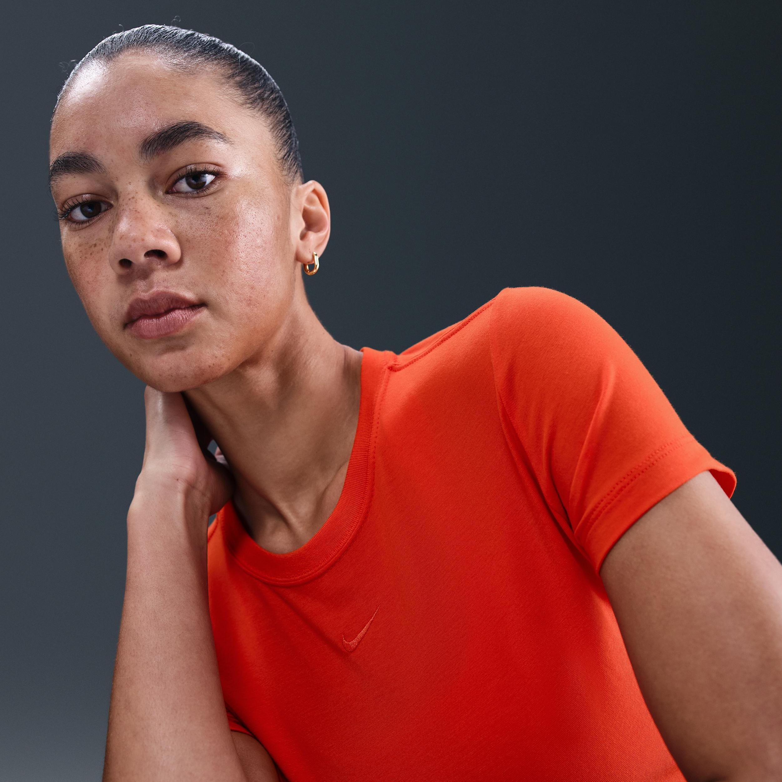 Women's Nike Sportswear Chill Knit Cropped T-Shirt Product Image