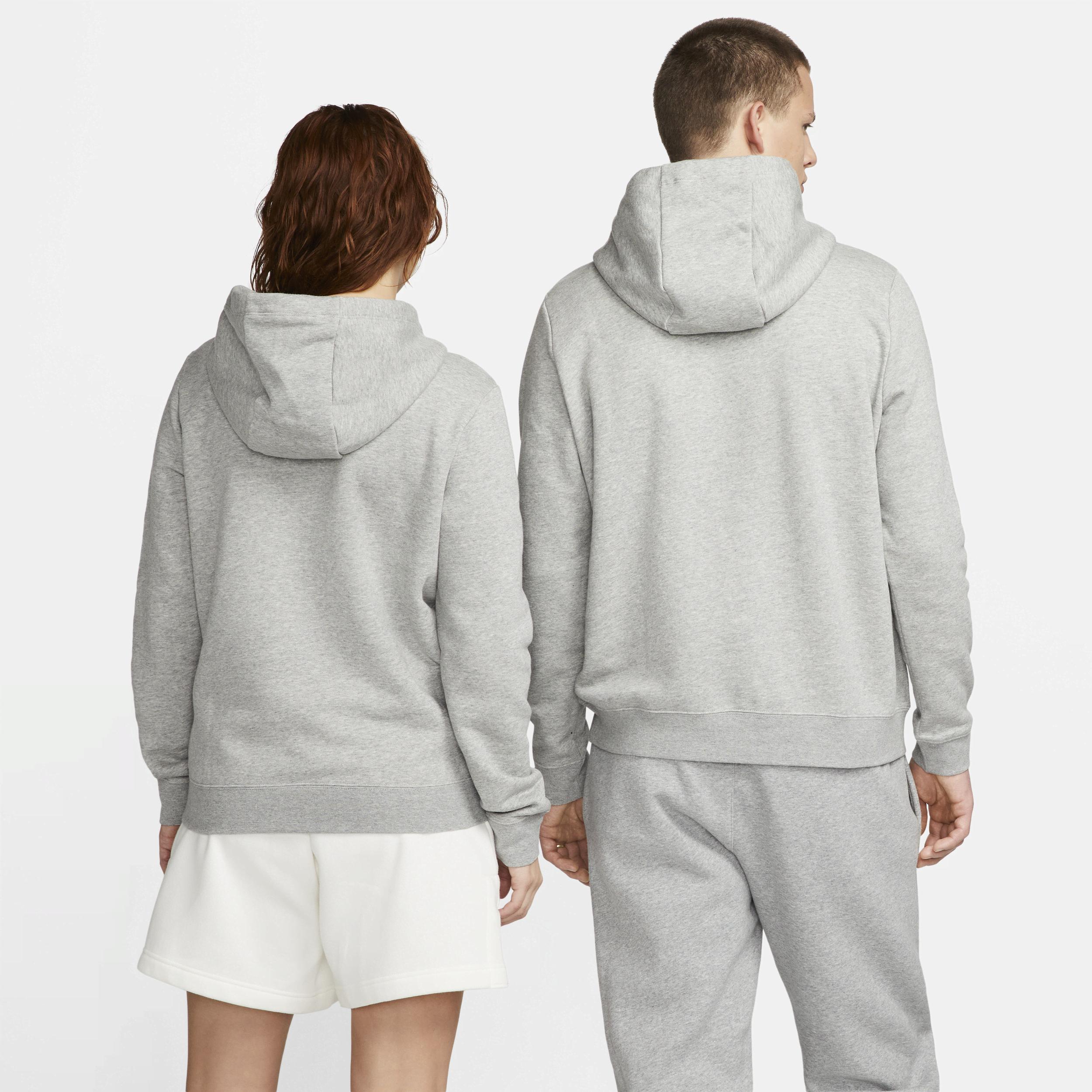 Women's Nike Sportswear Club Large Logo Fleece Hoodie, Size: Medium, Gray Grey Product Image
