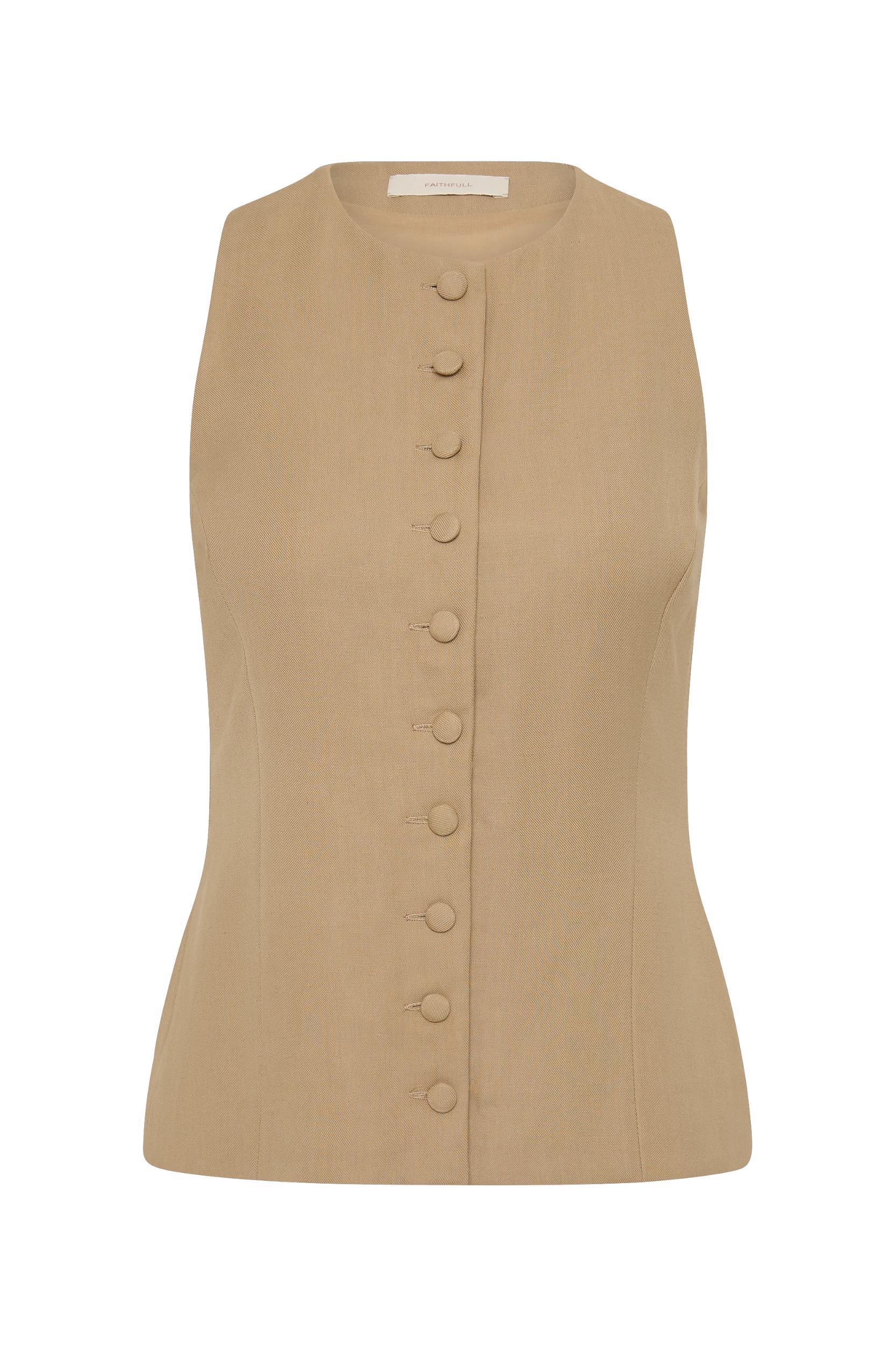 Eveline Vest Caramel Product Image