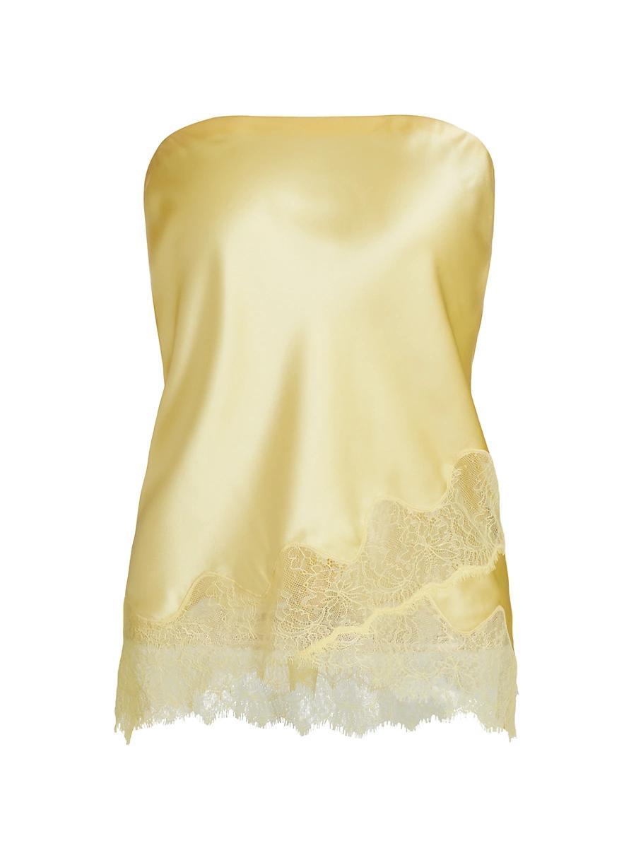 Womens Odessa Silk Strapless Cami Product Image