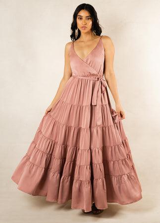 Zayla Dress in Mauve Female Product Image