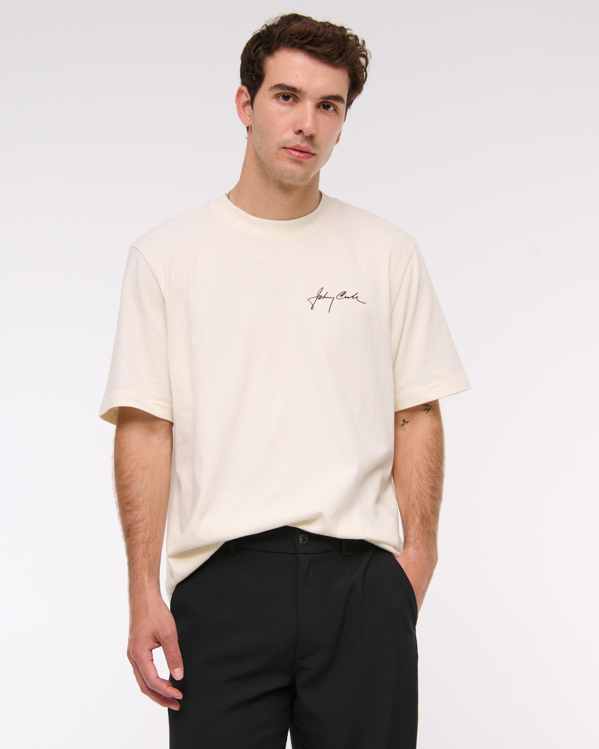 Johnny Cash Vintage-Inspired Graphic Tee Product Image