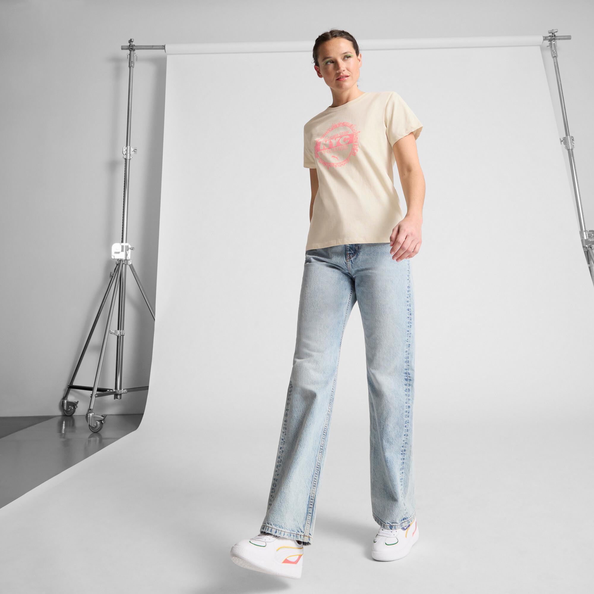 PUMA GRAPHICS NYC Skyline Women's T-Shirt Product Image