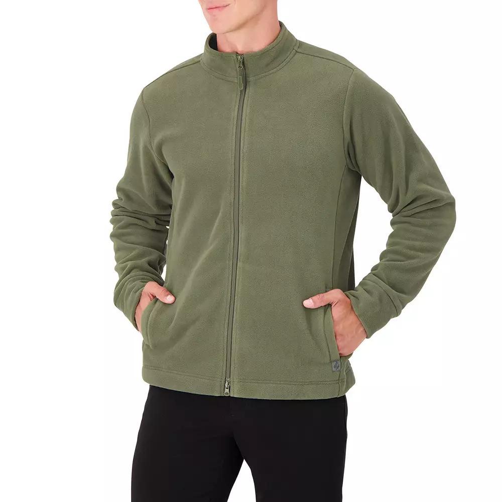 Men's Heat Holders Original Fleece Double Zipper Jacket, Size: Medium, Blue Product Image