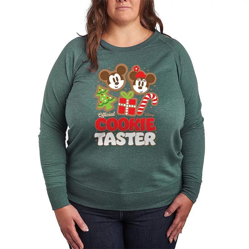 Disney's Hocus Pocus Women's Tonight We Fly French Terry Long Sleeve Tee, Size: Medium, Grey Green Product Image