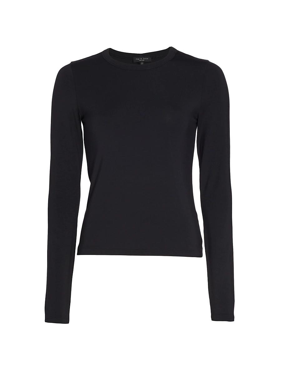 rag & bone Luca Slim Long Sleeve Tee Product Image