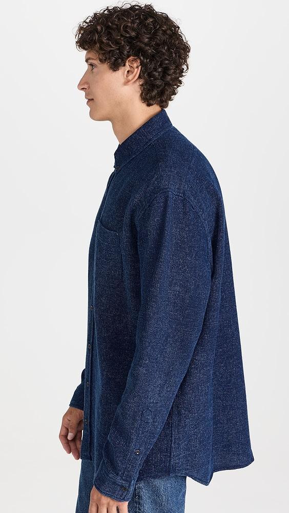 Taylor Stitch Jack Waffle Indigo Shirt | Shopbop Product Image