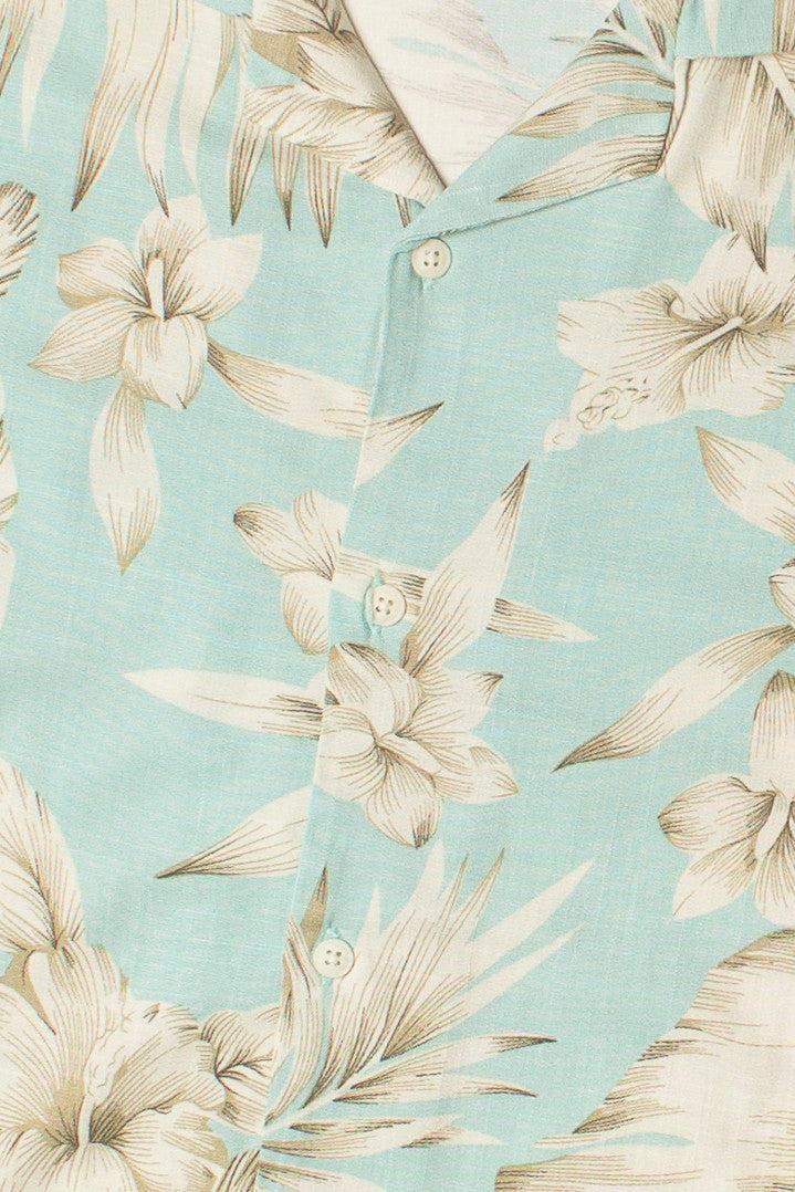 Tropical Mint Button Up Shirt Product Image