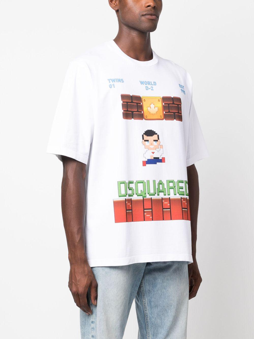 logo-print cotton T-shirt Product Image