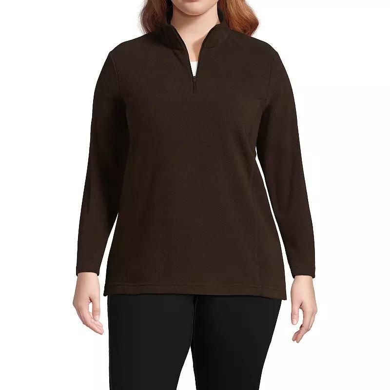 Petite Lands' End 1/4-Zip Fleece Pullover, Women's, Size: XS Petite, Deep  Blue Product Image