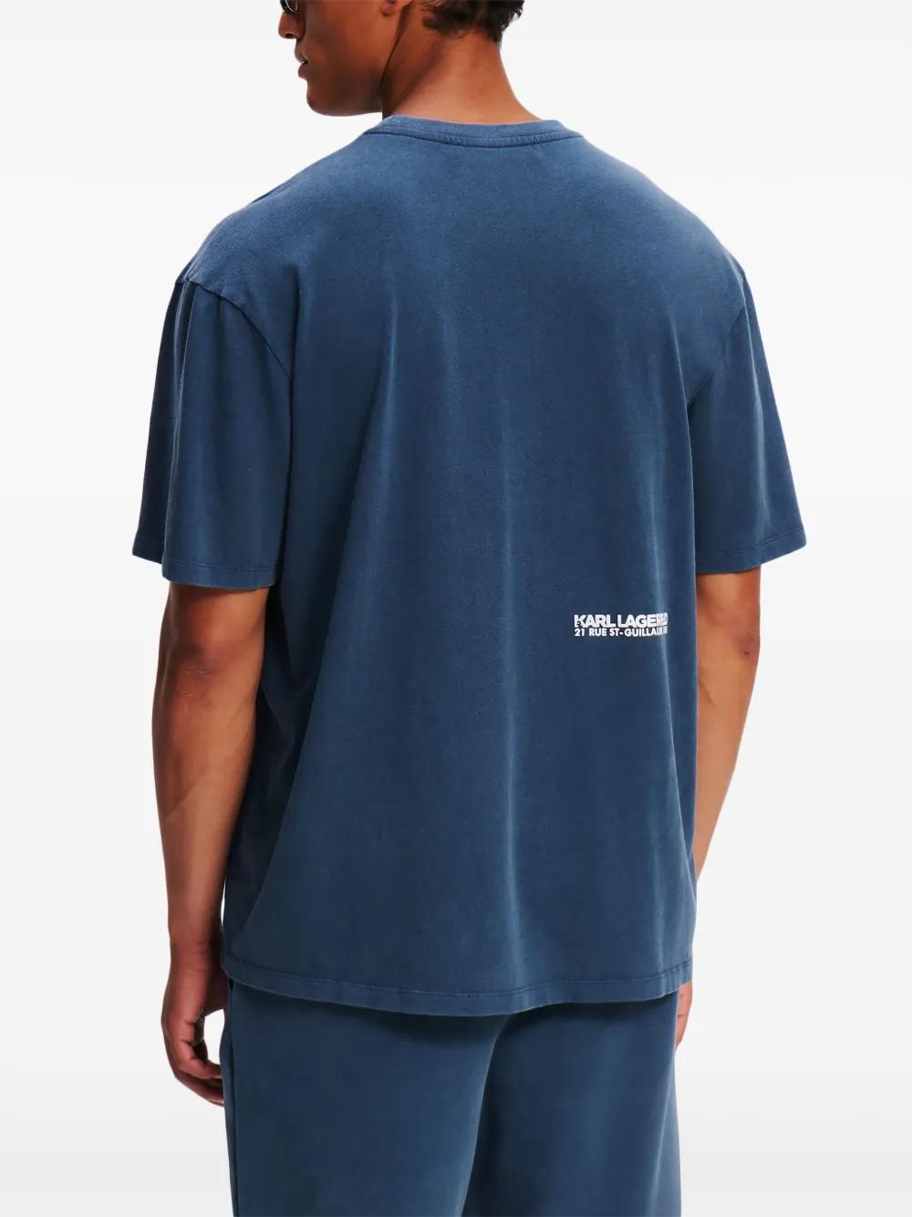 Emory Heathered Spencer Cotton T-Shirt Product Image
