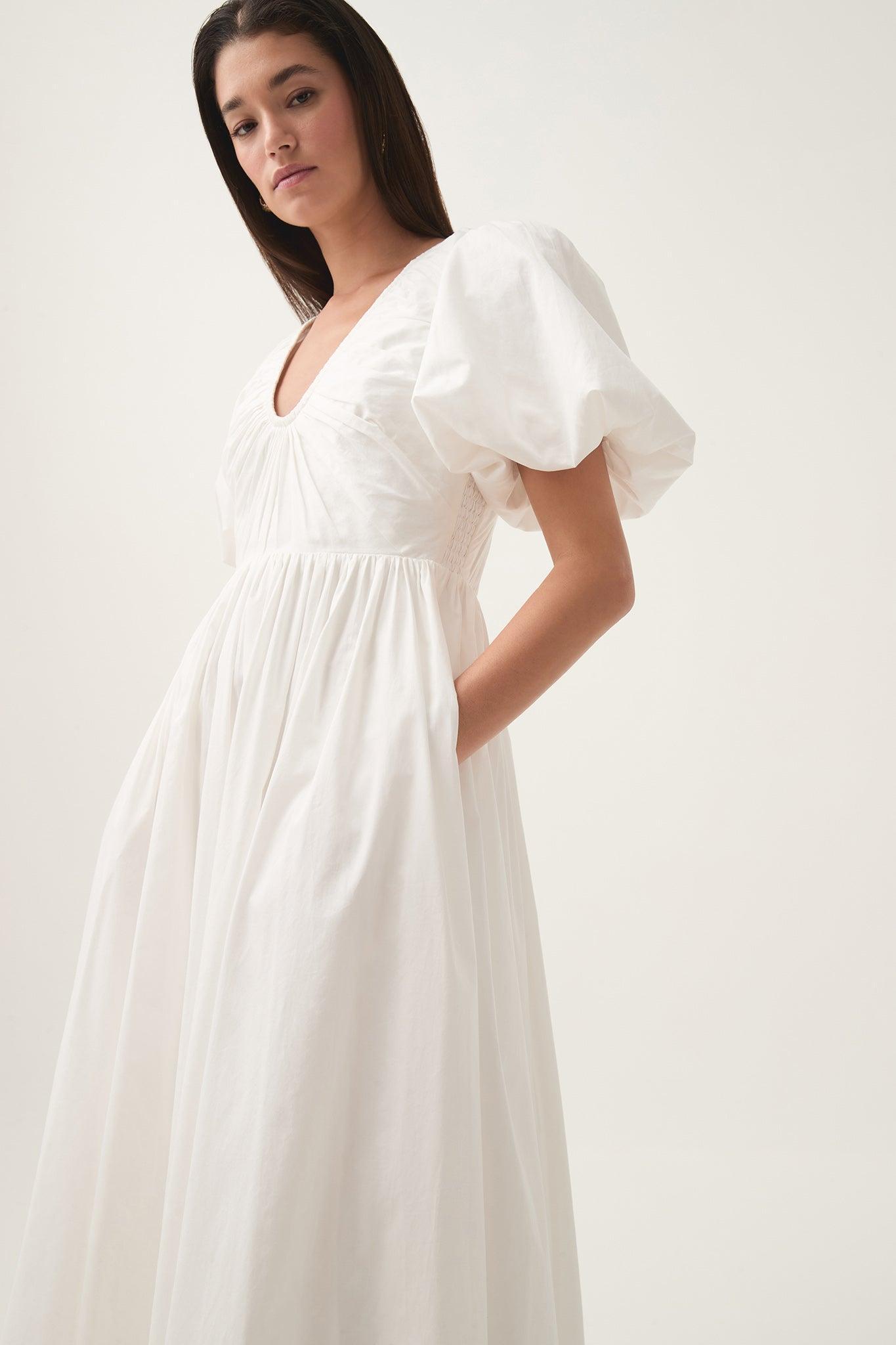 Mariel Trapeze Midi Dress Product Image