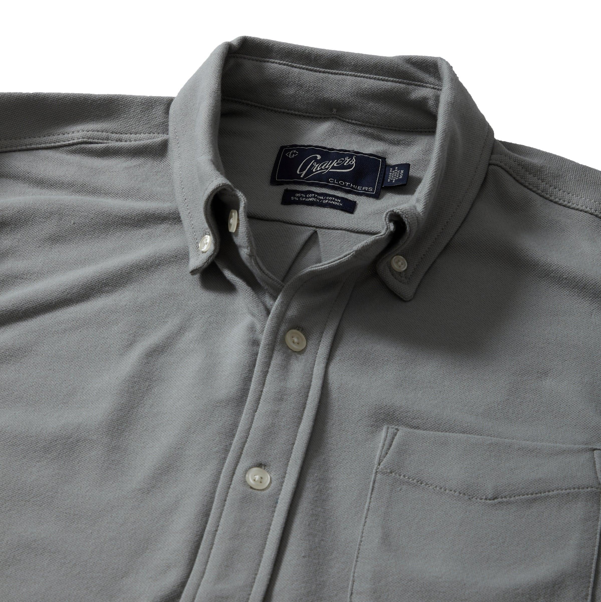 Flex Pique Button Up Shirt - Belgian Block (Final Sale)* Product Image