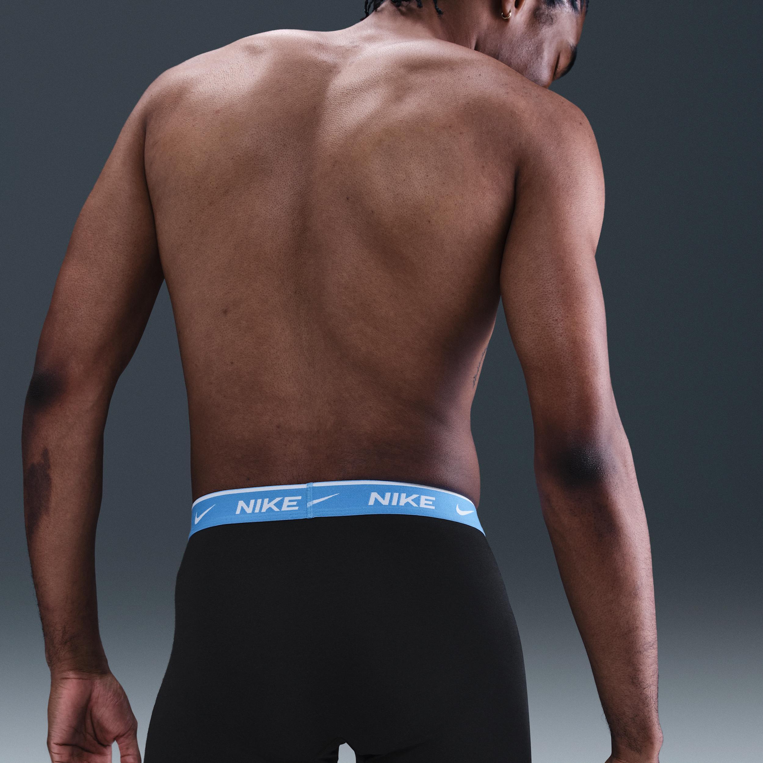 Nike Men's Dri-FIT Essential Cotton Stretch Boxer Briefs (3-Pack) Product Image