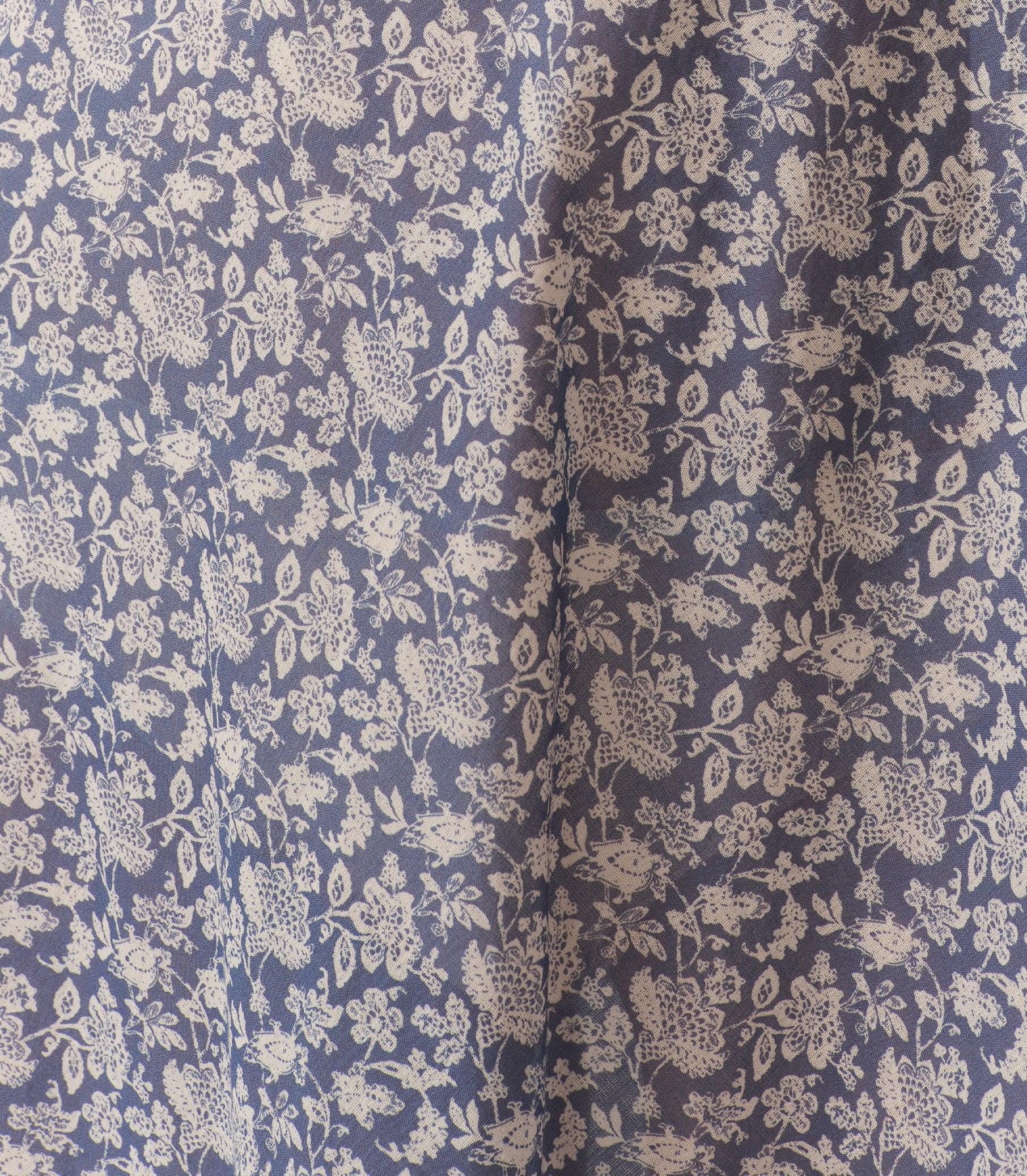 SOFIA DRESS -- BLUE PORCELAIN TEA FLORAL Product Image