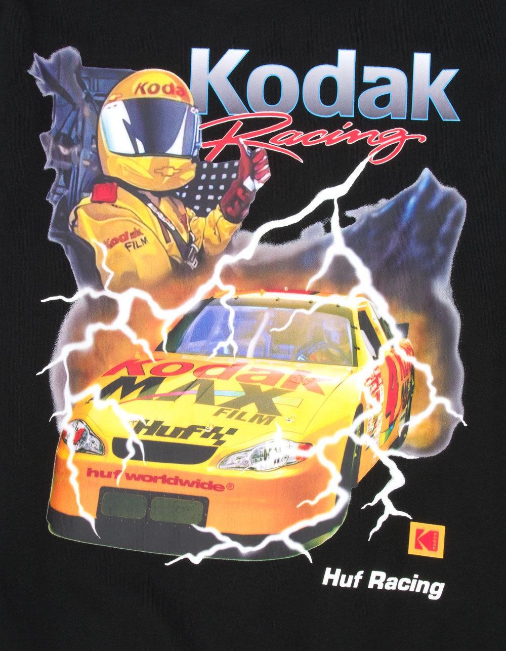 HUF x Kodak Racing Mens Crewneck Sweatshirt - BLACK Product Image