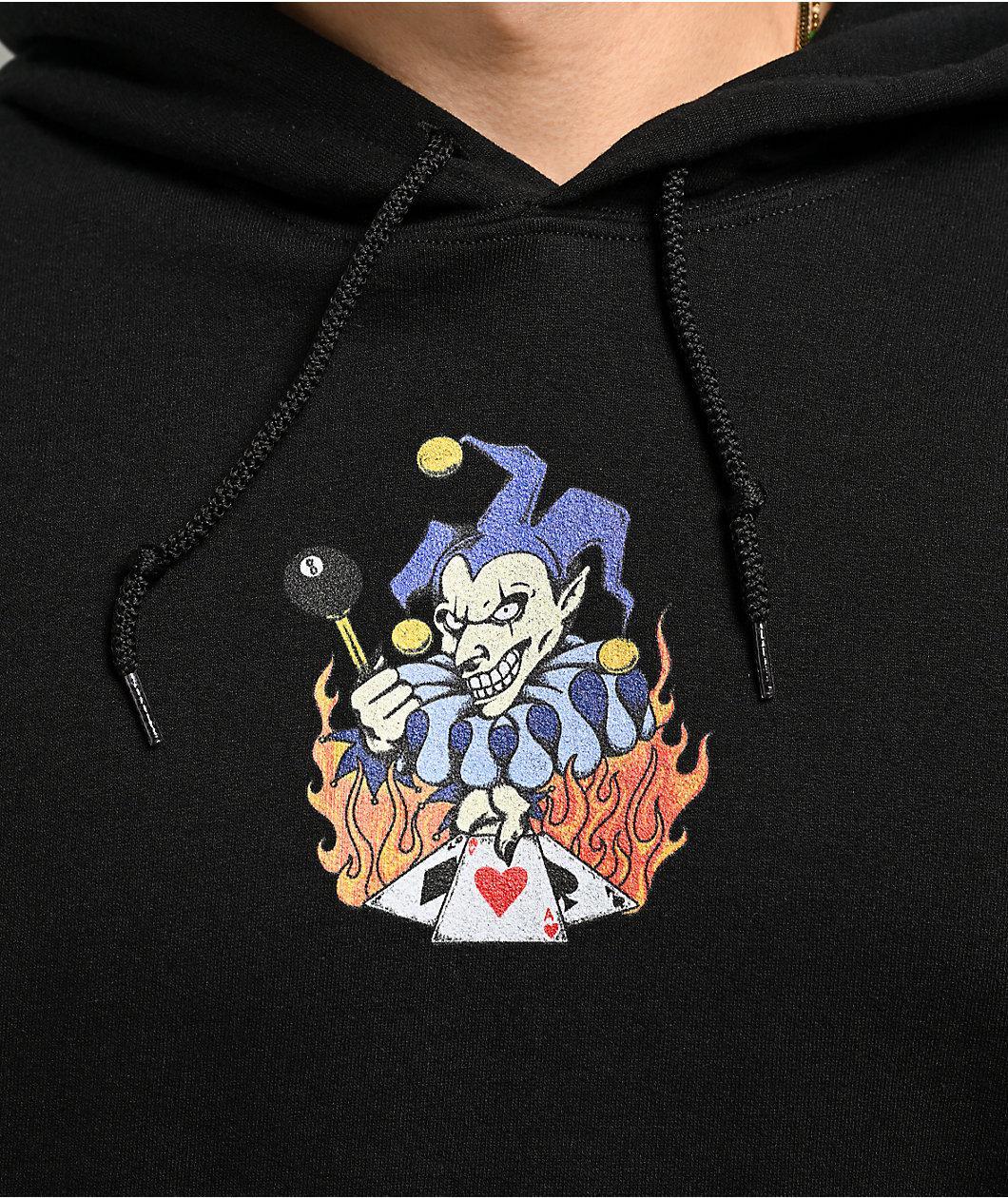 Empyre Jester Cards Black Hoodie  Product Image