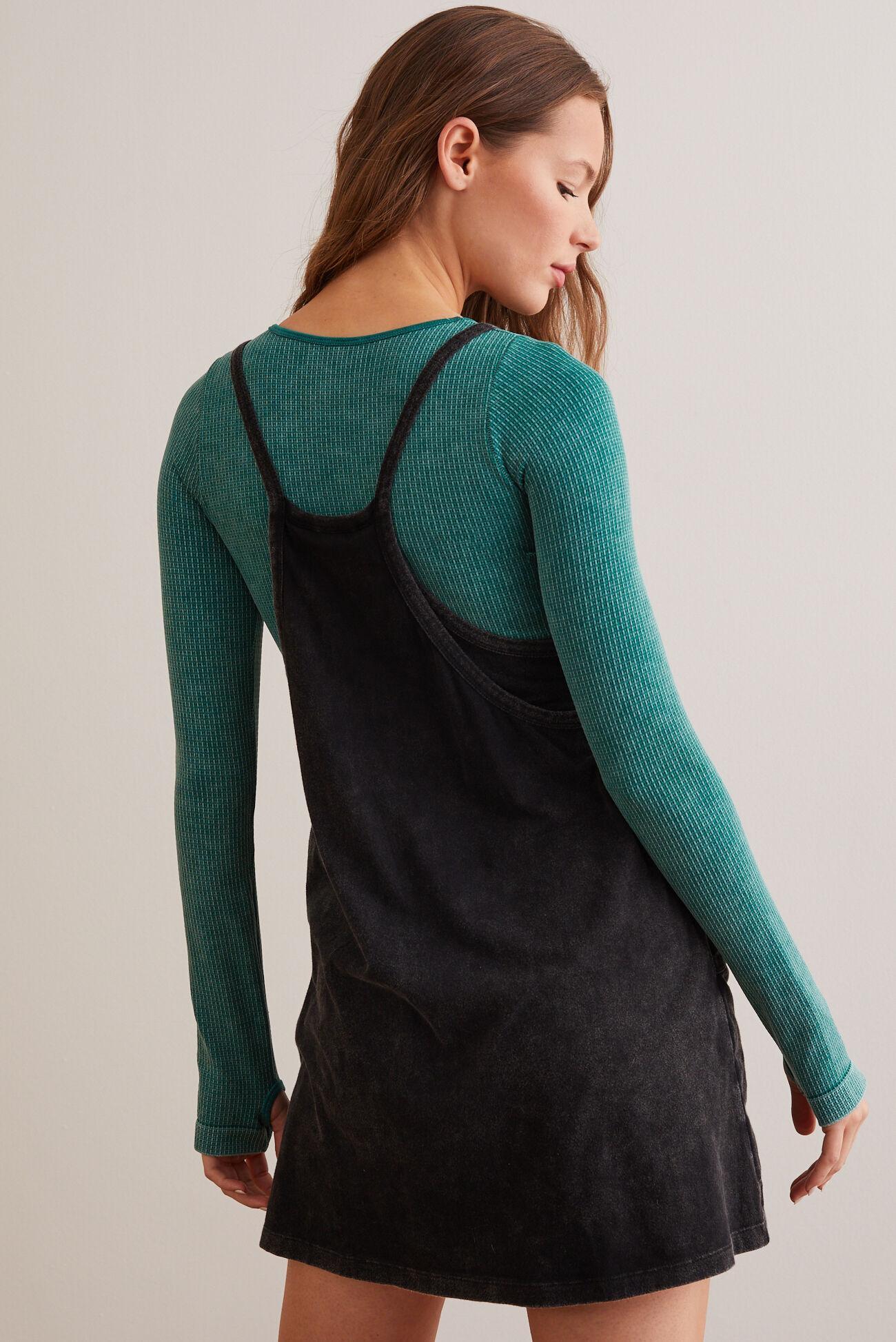 Hang Tough Mineral Wash Mini Dress Product Image