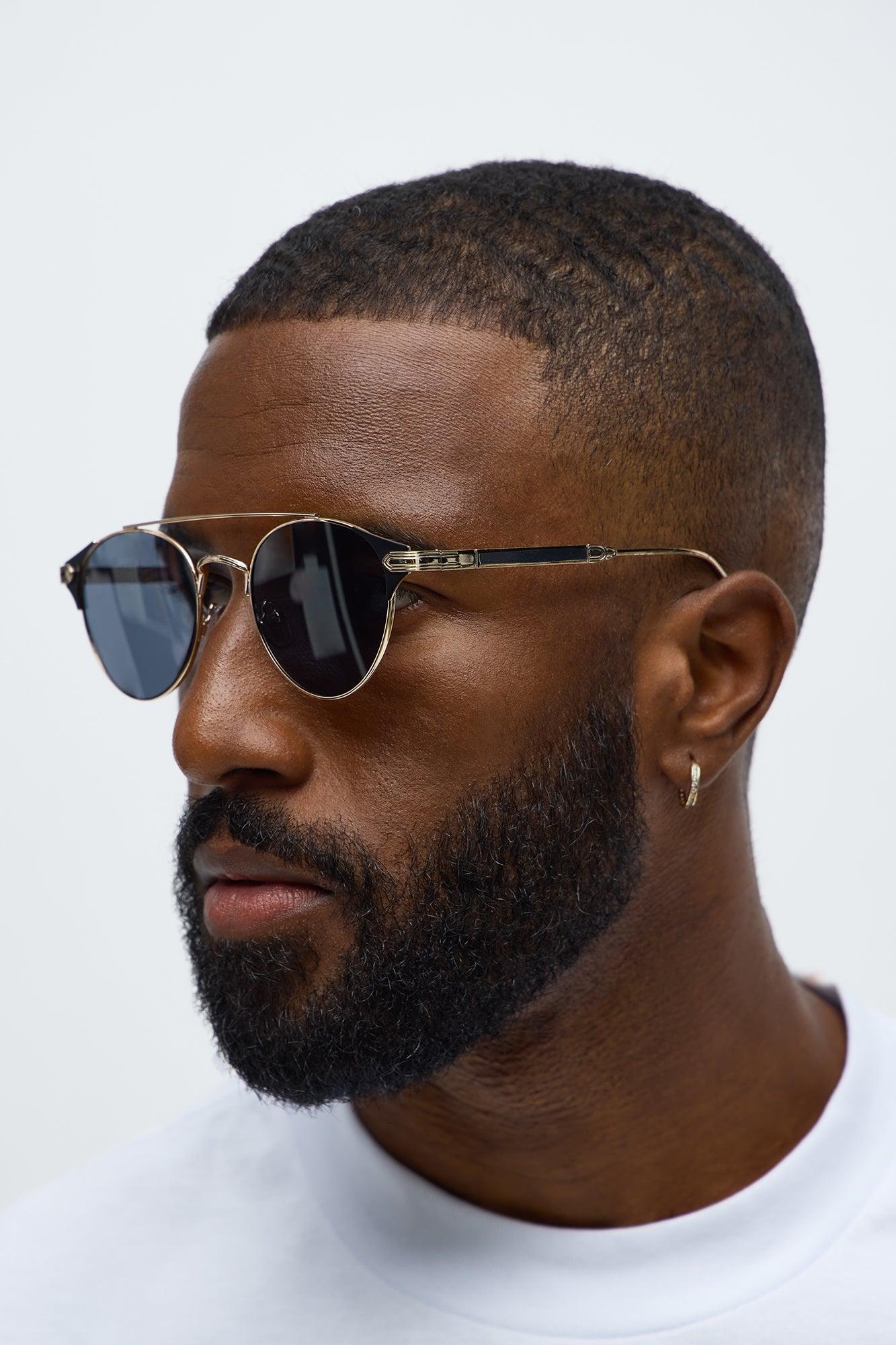 Randa Round Sunglasses - Gold Male Product Image