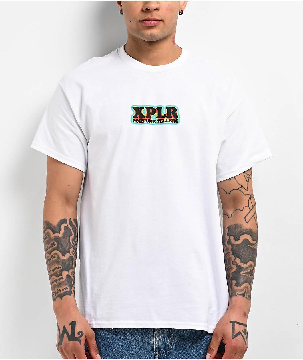 XPLR Fortune Teller White T-Shirt Product Image