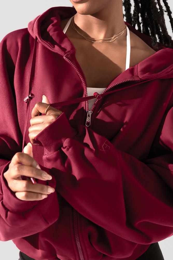 Zip Cloud Hoodie - Pistachio Product Image