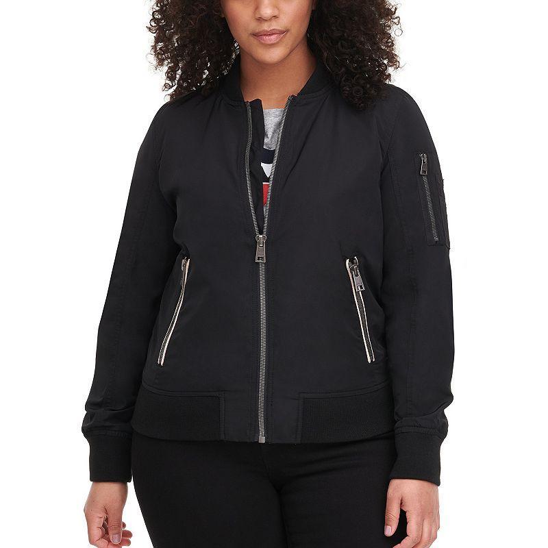 Plus Size Levi's® Newport Classic Bomber Jacket, Women's, Size: 2XL, White Product Image