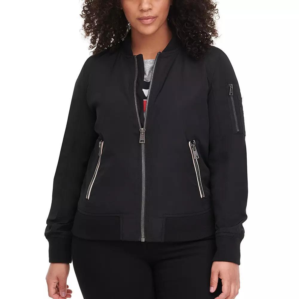 Plus Size Levi's® Newport Classic Bomber Jacket, Women's, Size: 2XL, White Product Image