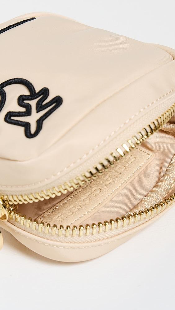 Stoney Clover Lane Airplane Embroidered Mini Pouch | Shopbop Product Image